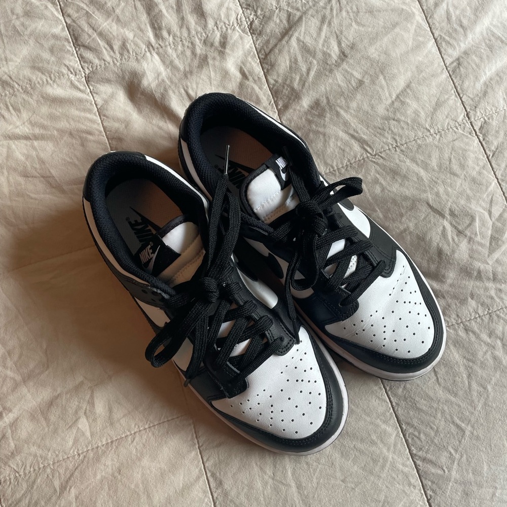 Women’s Nike Dunk Low in Panda (black and white)